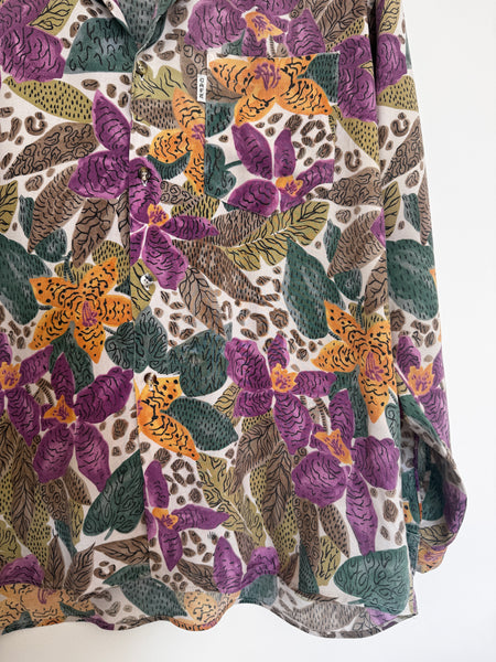 Vintage cotton shirt - Size Large