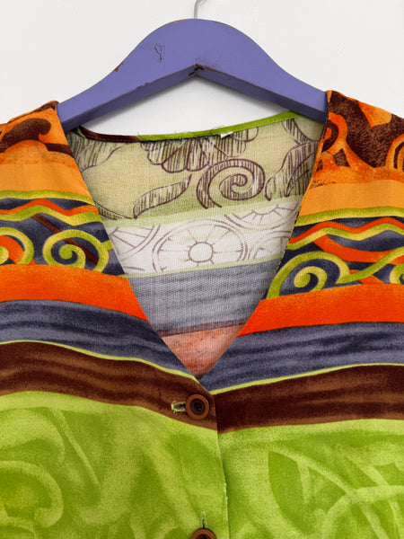 Lime vintage top - Size 38