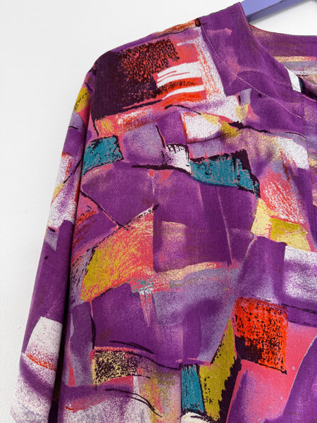 Purple vintage top - Size XL