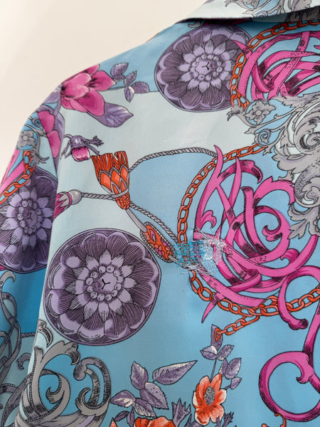 Blue vintage blouse - Size 40