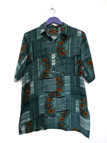 Jade vintage blouse - Size XL