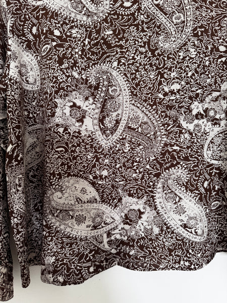 Vintage Woolies paisley top - Size 16