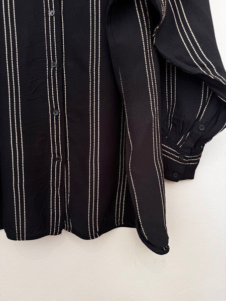 Black striped shirt - Size 44