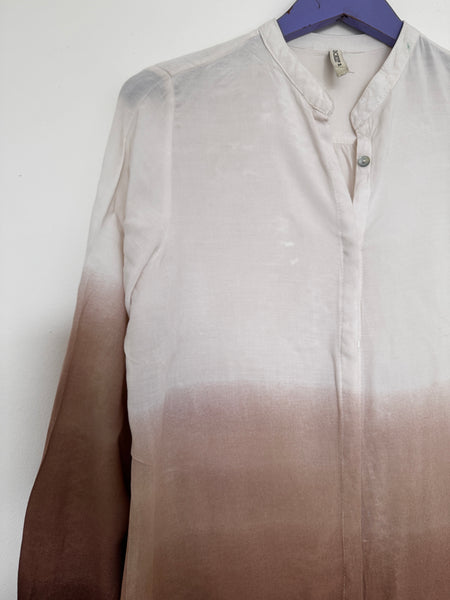 Ombré brown blouse - Size Medium