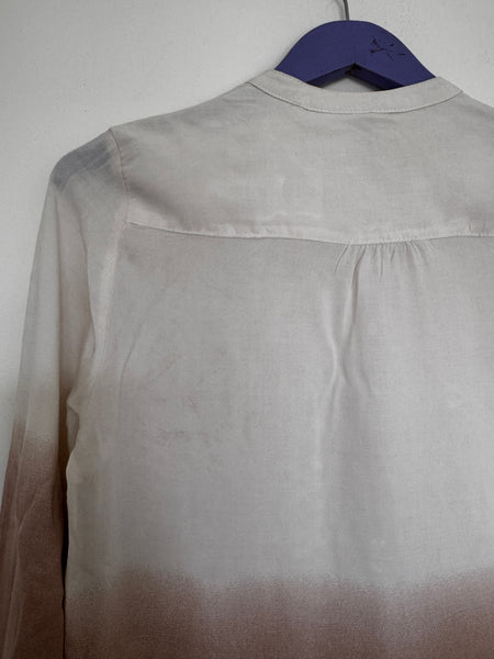 Ombré brown blouse - Size Medium
