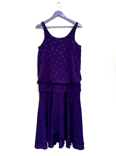 Purple drop waist dress - Size 34