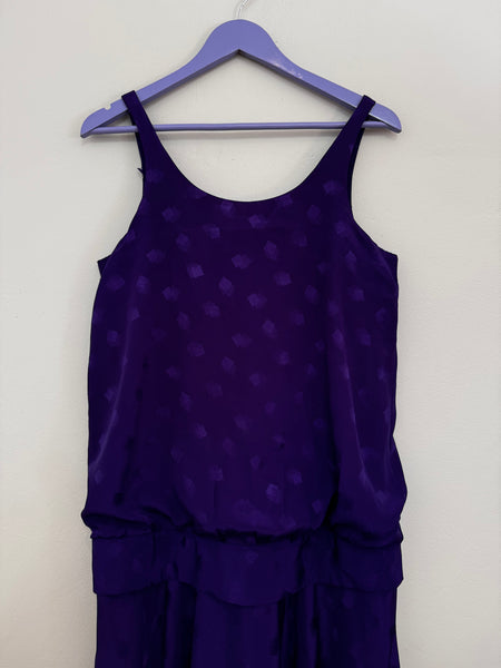 Purple drop waist dress - Size 34