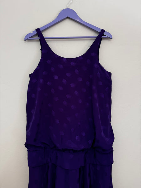 Purple drop waist dress - Size 34