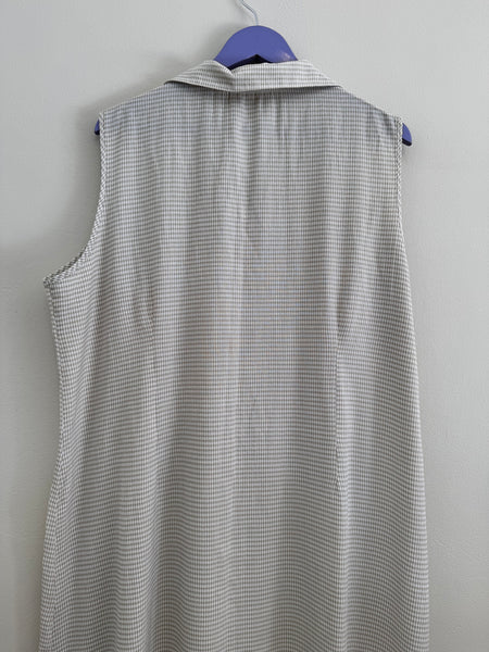 Gingham button dress - Size XL