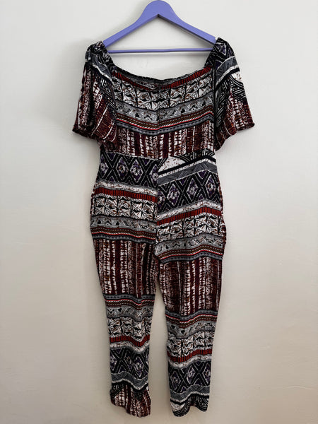 Patterned jumpsuit - Size 34