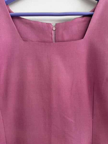 Lilac/mauve midi dress - Size 34