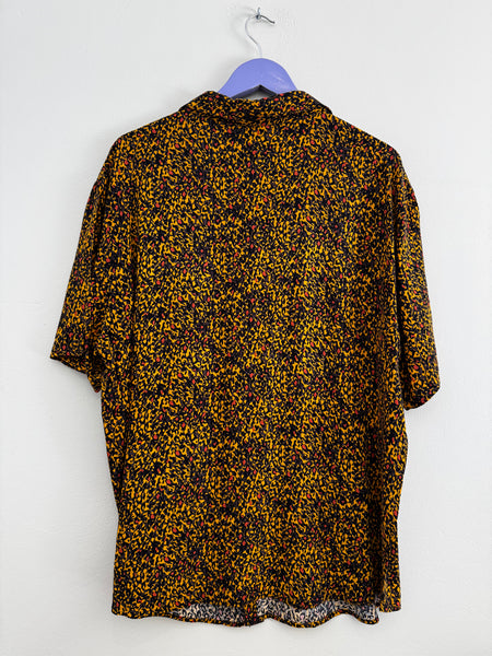 Yellow pattern shirt - Size XXL