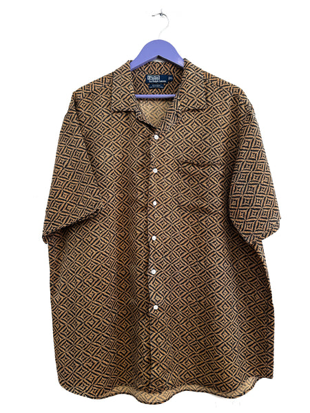 Brown pattern shirt - Size XL