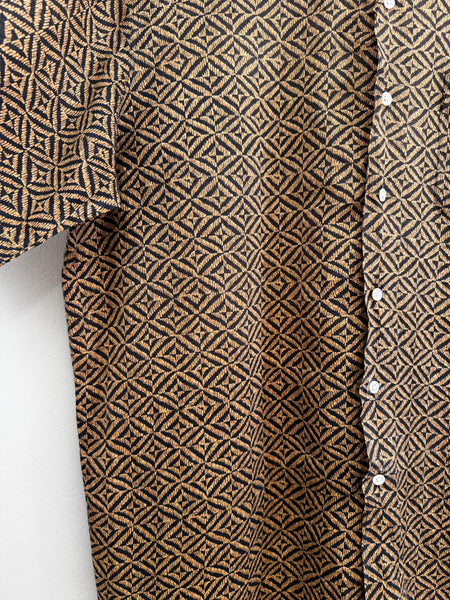 Brown pattern shirt - Size XL