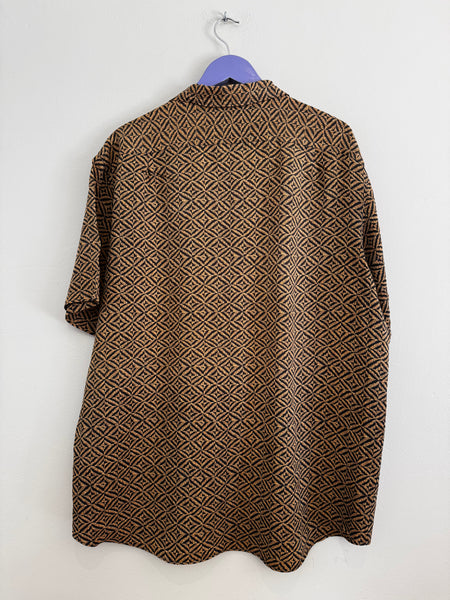 Brown pattern shirt - Size XL