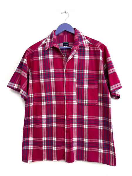 Pink check shirt - Size XL