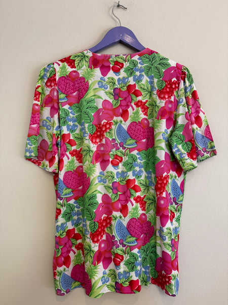 Floral viscose top - Size 36