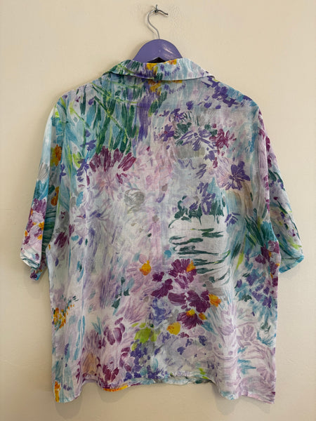 Blue pattern shirt - Size 46