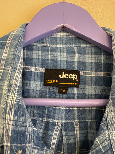 Blue Jeep shirt - Size 2XL