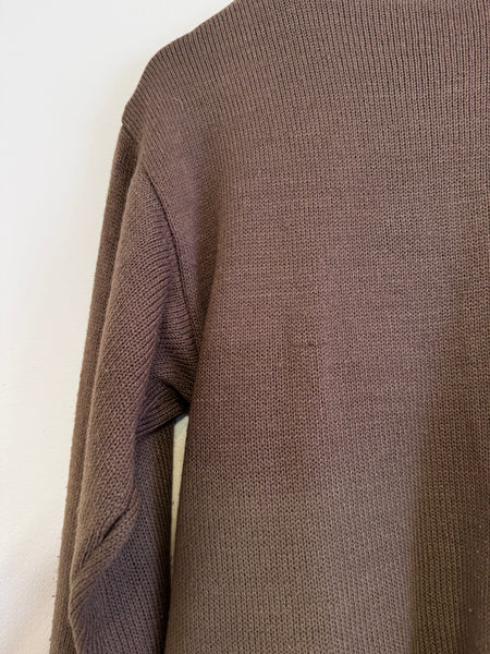 Taupe holiday knit - Size Medium