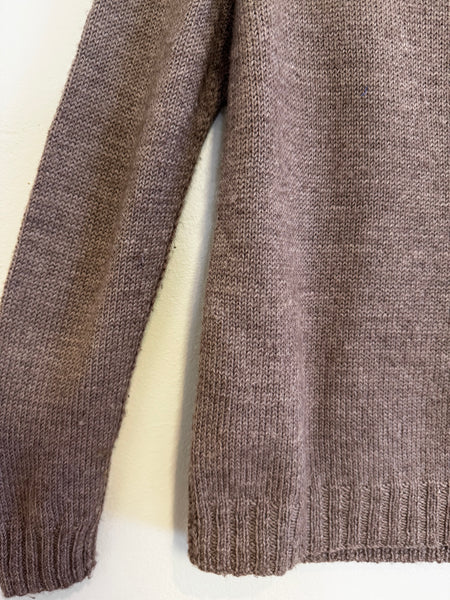 Taupe plain knit - Size S/M