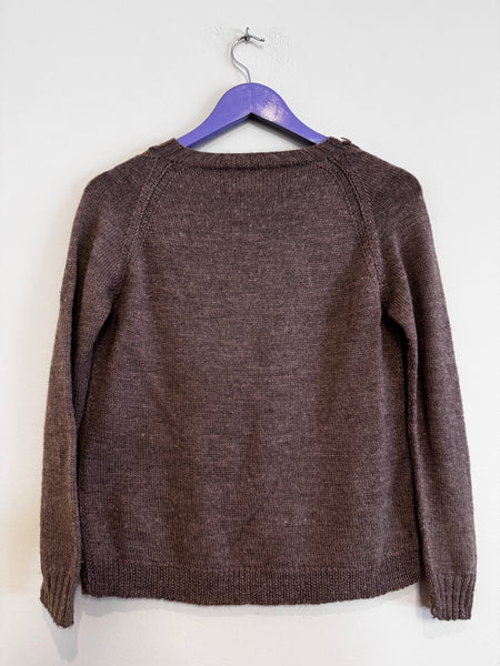 Taupe plain knit - Size S/M