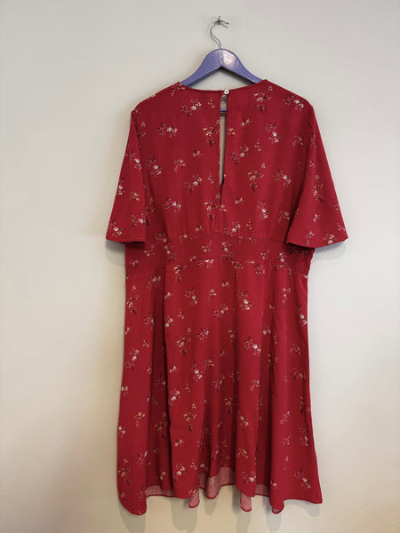 Dark coral dress - Size 22