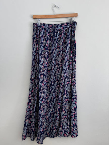 Blue slit skirt - Size 38