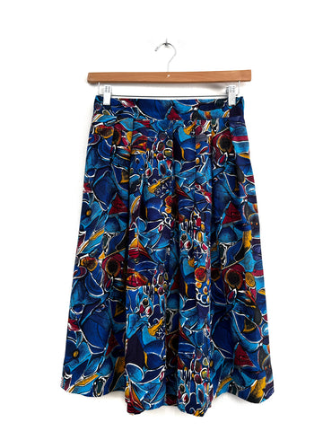 Blue vintage skirt - Size XL