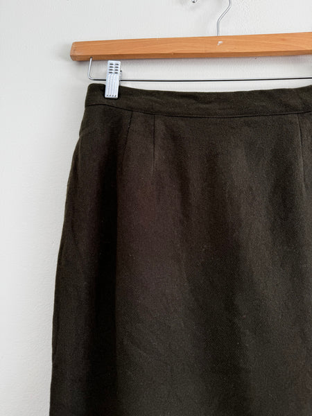 Dark khaki skirt - Size Medium