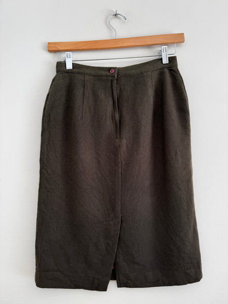 Dark khaki skirt - Size Medium