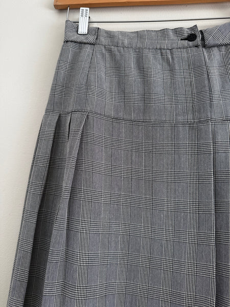 Glen check skirt - Size 40 (small cut)