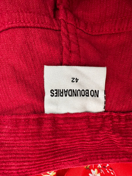 Red corduroy pants - Size 42