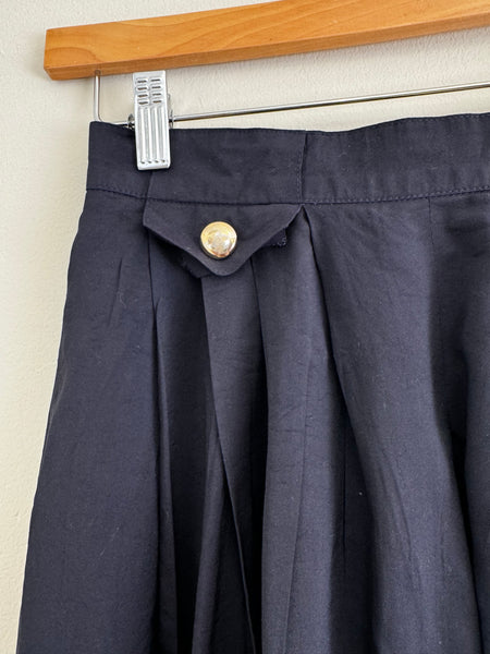 Dark navy a-line skirt - Size 38