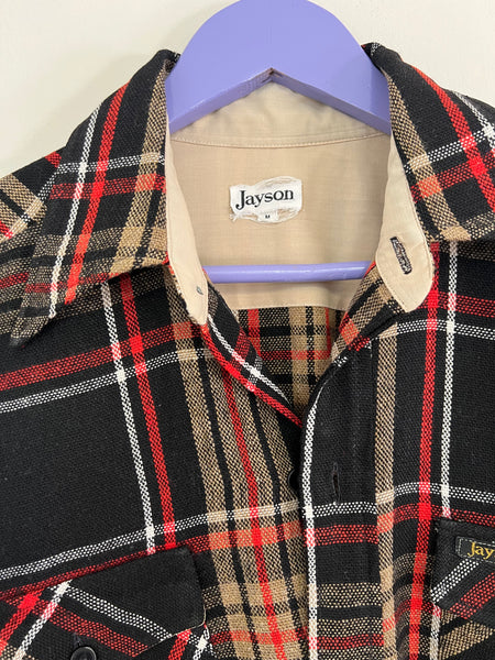 Black check shirt - Size Medium