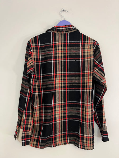 Black check shirt - Size Medium