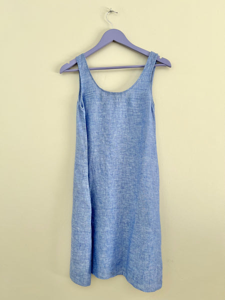 Blue cotton dress - Size 30