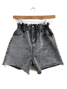 Black high waist shorts - Size 8