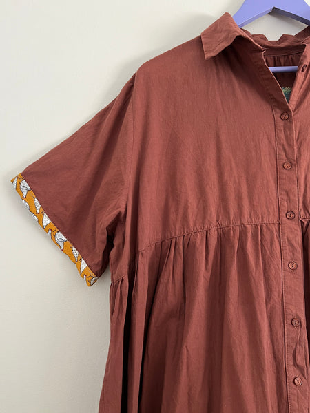 SO®️ Chocolate button dress - Size XXL