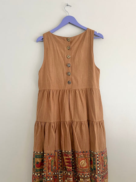 SO®️ Brown tier dress - Size 32