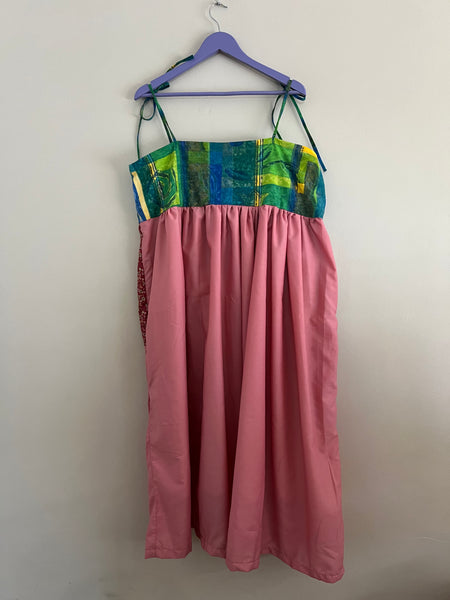 SO®️ Pink mushroom strap dress - Size XL