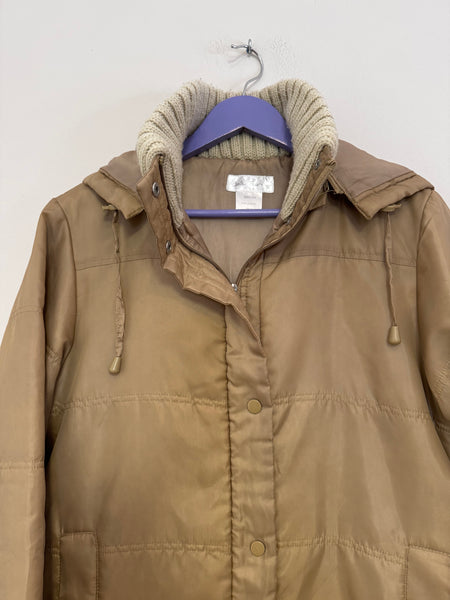 Camel lightweight puffer jacket - Size 38/40