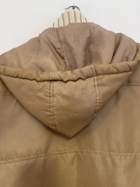 Camel lightweight puffer jacket - Size 38/40