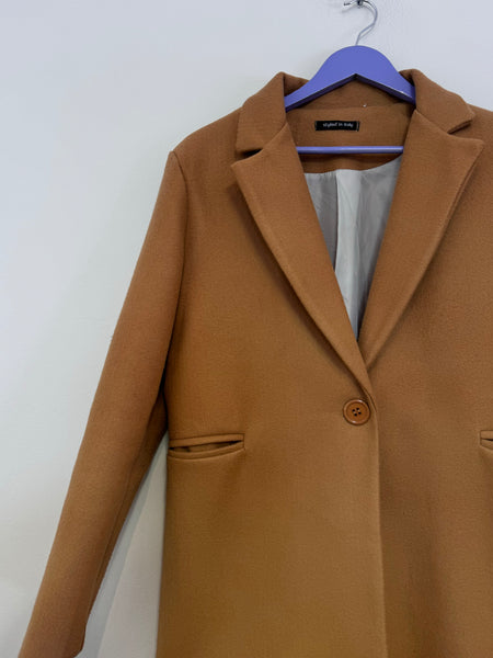 Light camel coat - Size Large