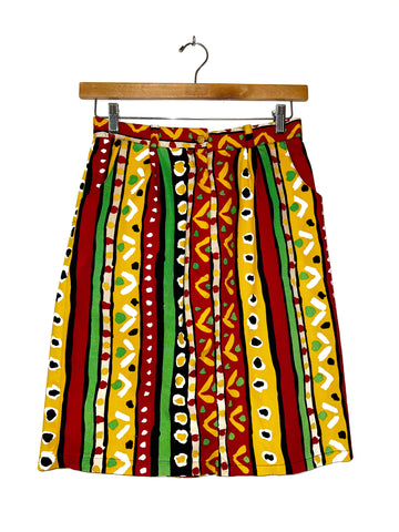 Colour mini skirt - Size 32