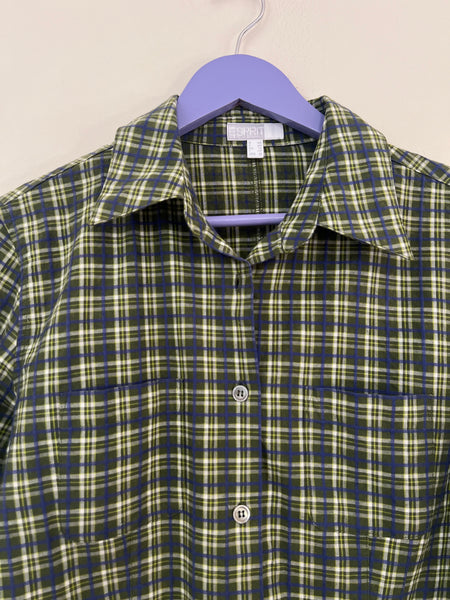 Green check shirt - Size 12