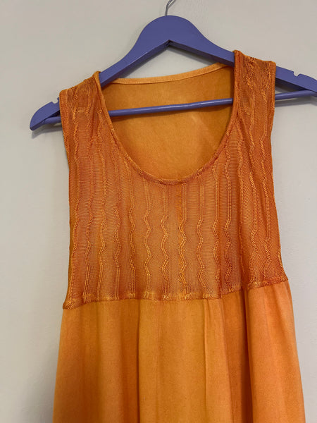 Tangerine dress - Size Large