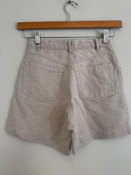 Beige high waist shorts - Size 30