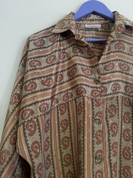 Paisley long shirt - Size XL