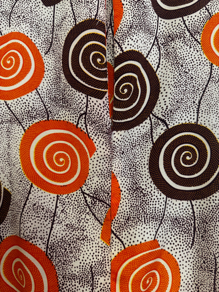 Orange pattern dress - Size 30